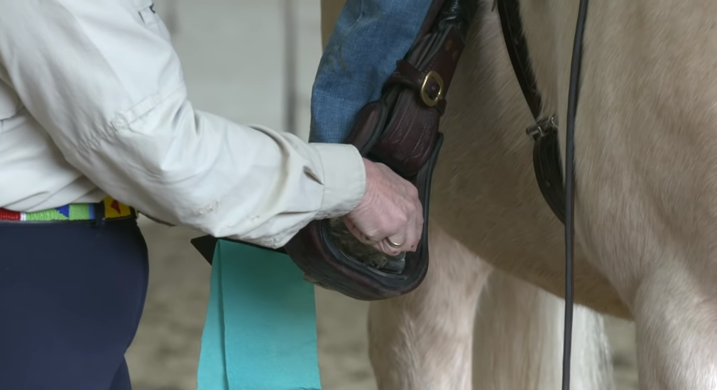 Horse rider balance and posture